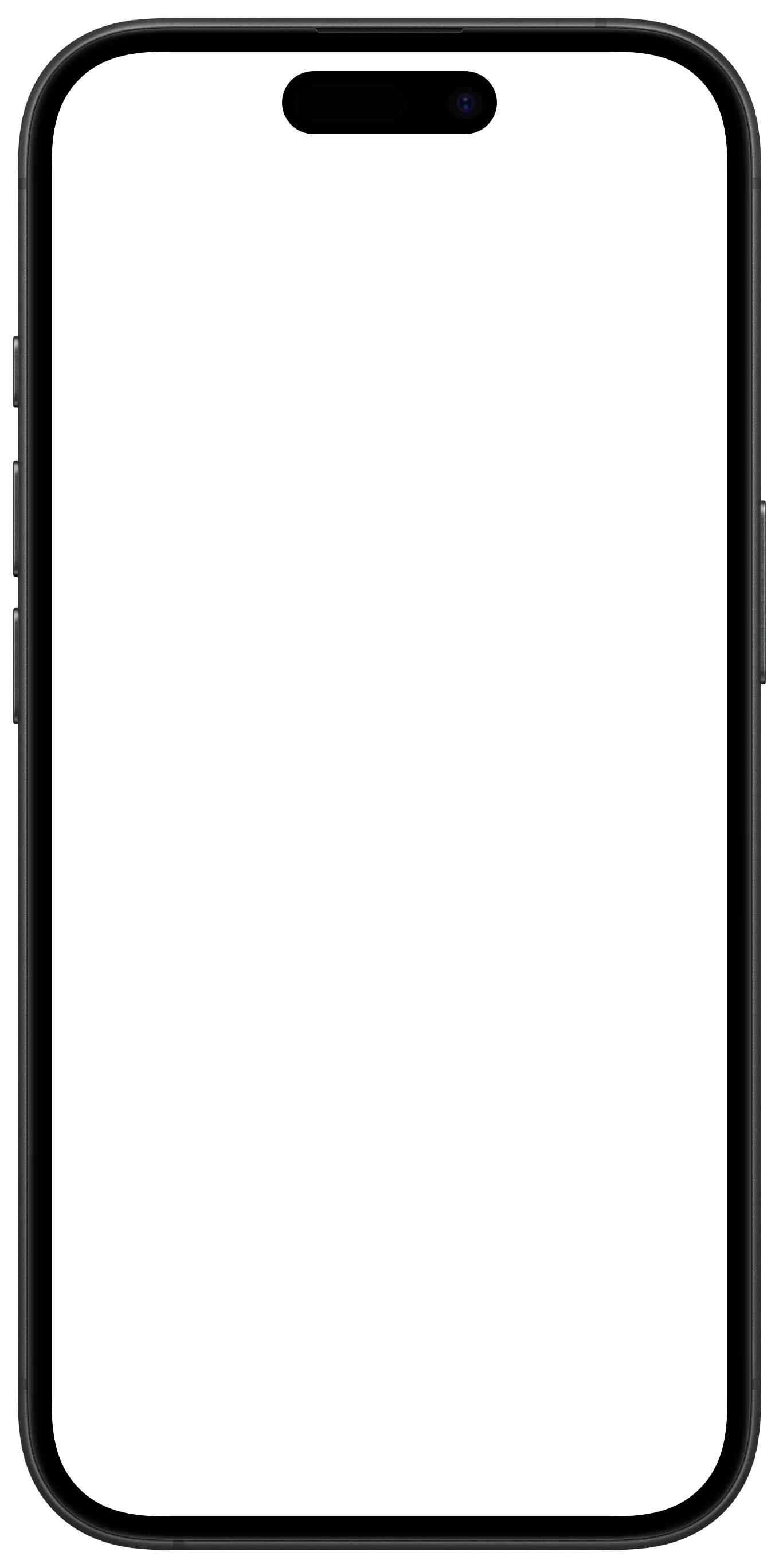 A transparent phone frame